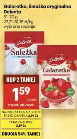 Delikatesy Centrum Galaretka, Śnieżka oryginalna Delecta oferta