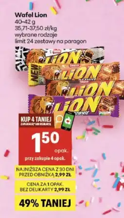 Delikatesy Centrum Wafel Lion oferta