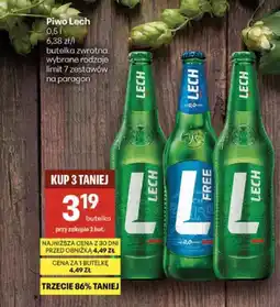 Delikatesy Centrum Piwo Lech oferta