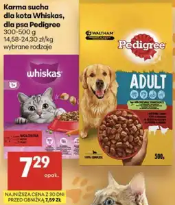 Delikatesy Centrum Karma sucha dla kota Whiskas, dla psa Pedigree oferta