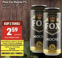 Delikatesy Centrum Piwo Fox Mocne 7% oferta