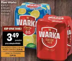Delikatesy Centrum Piwo Warka oferta
