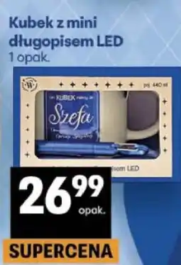 Delikatesy Centrum Kubek z mini długopisem LED oferta