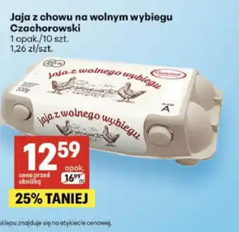 Delikatesy Centrum Jaja z chowu na wolnym wybiegu Czachorowski oferta