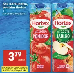 Delikatesy Centrum Sok 100% jabłko, pomidor Hortex oferta