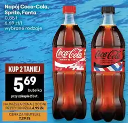 Delikatesy Centrum Napój Coca-Cola, Sprite, Fanta oferta