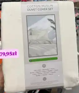 Action Cotton Muslin Duvet Cover Set oferta