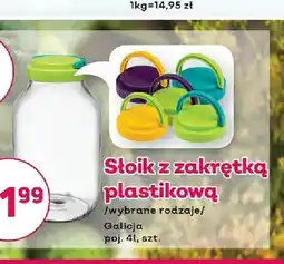 Bliski Słoik z zakrętką plastikową Galicja oferta