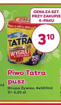 Bliski Piwo Tatra Jasne Pełne 4-pak puszka oferta