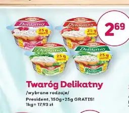 Bliski Twaróg Delikatny President oferta