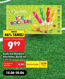 Biedronka Lody Ice Rockers Marletto 8-pak oferta