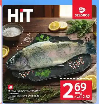 Pstrąg tęczowy patroszony