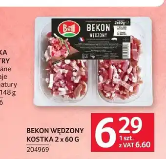 Bekon wędzony kostka Bell 2-pak