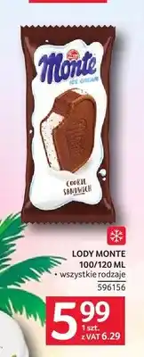 Selgros Lody Monte Zott Cookie Sandwich oferta