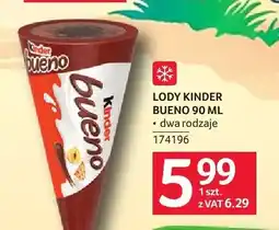 Selgros Lody Kinder Bueno oferta