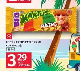 Selgros Lody Kaktus Patec Sombrero Froneri oferta