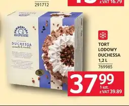 Selgros Tort lodowy Duchessa Sammontana oferta