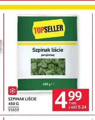 Selgros Szpinak liście Topseller oferta