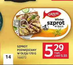 Selgros Szprot podwędzany w oleju Graal Winter oferta