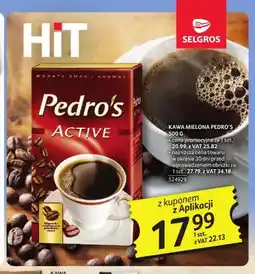 Selgros Kawa mielona Pedro's Active oferta