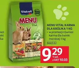 Selgros Karma dla królika Vitakraft Menu Vital oferta