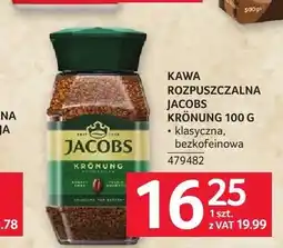 Selgros Kawa rozpuszczalna Jacobs Krönung klasyczna oferta