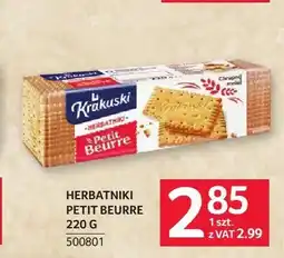 Selgros Herbatniki Petit Beurre Krakuski oferta