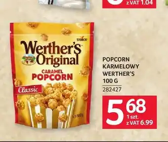 Selgros Popcorn karmelowy Werther's Original oferta