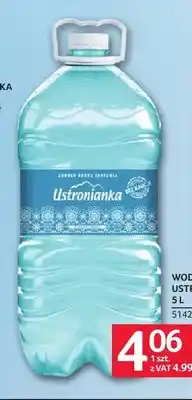 Selgros Woda źródlana Ustronianka oferta