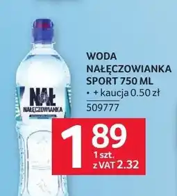 Selgros Woda mineralna Nałęczowianka Sport oferta