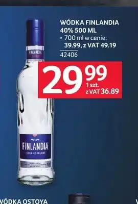 Selgros Wódka Finlandia 40% oferta