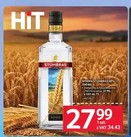 Selgros Wódka Stumbras 40% oferta