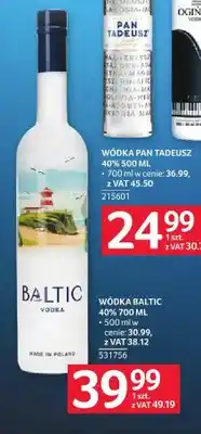 Selgros Wódka Baltic 40% oferta