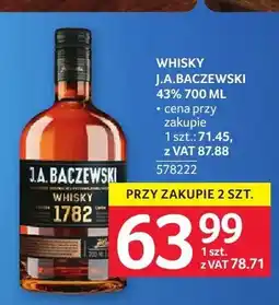 Selgros Whisky J.A. Baczewski oferta