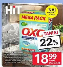 Selgros Tabletki do zmywarki OXO oferta