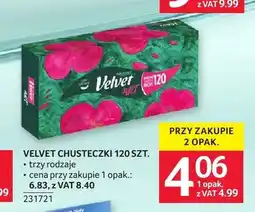 Selgros Chusteczki Velvet Art oferta