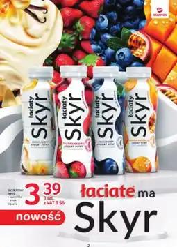 Selgros Jogurt pitny typu islandzkiego Łaciate Skyr waniliowy oferta