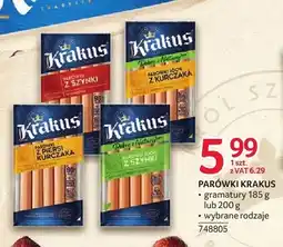 Selgros Parówki z kurczaka Krakus Dobre z Natury oferta