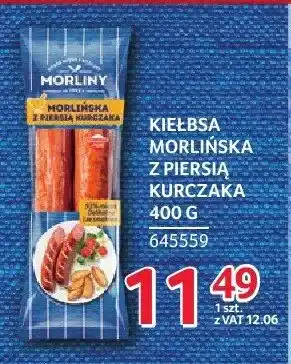 Selgros Kiełbasa morlińska z piersią kurczaka Morliny oferta