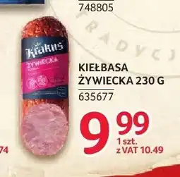 Selgros Kiełbasa żywiecka Krakus oferta