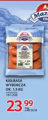 Selgros Kiełbasa wyborcza Mazury oferta