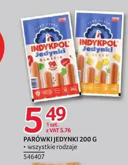 Selgros Parówki Jedynki z serem Indykpol oferta
