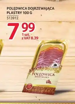Selgros Polędwica dojrzewająca plastry ZMB Białystok oferta