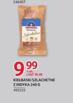 Selgros Kiełbaski Szlachetne z indyka Indykpol oferta