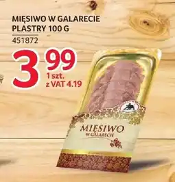 Selgros Mięsiwo w galarecie plastry ZMB Białystok oferta