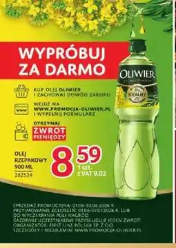 Selgros Olej rzepakowy Oliwier oferta