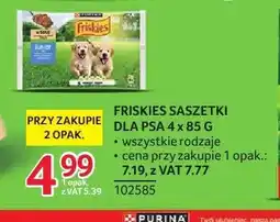 Selgros Karma dla psa Friskies saszetki 4-pak oferta