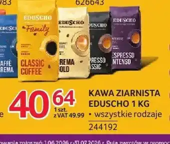 Selgros Kawa ziarnista Eduscho oferta