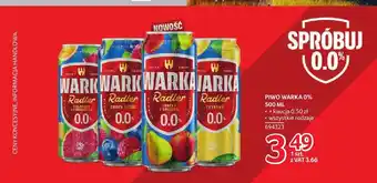 Selgros Piwo bezalkoholowe Warka Radler Grejpfrut z Pomarańczą oferta