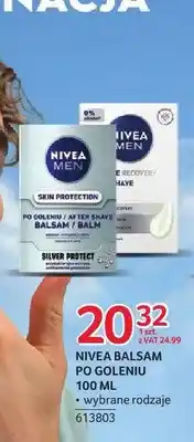 Selgros Balsam po goleniu Nivea Men Silver Protect oferta